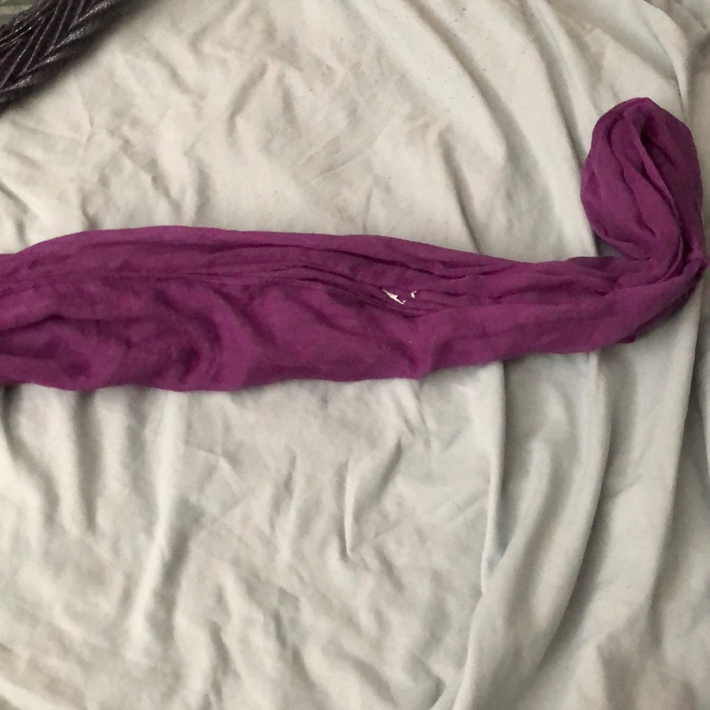Purple scarf